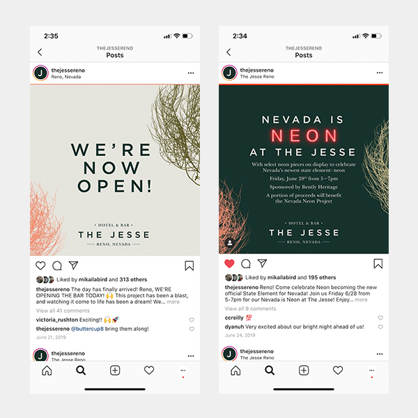Rushton Smith - The Jesse Hotel & Bar - Brand - Social Media Custom Templates