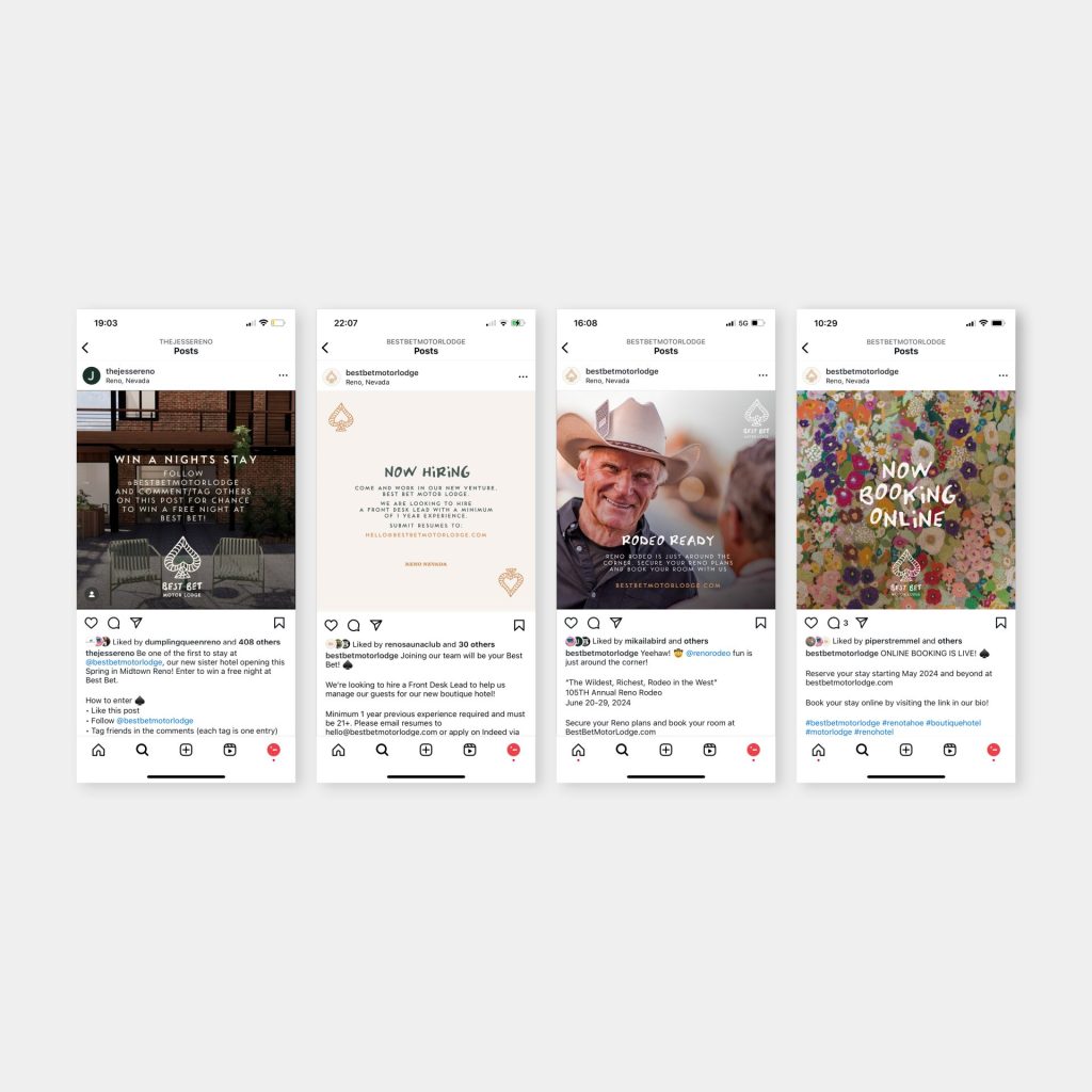 Best Bet Motor Lodge custom social media templates