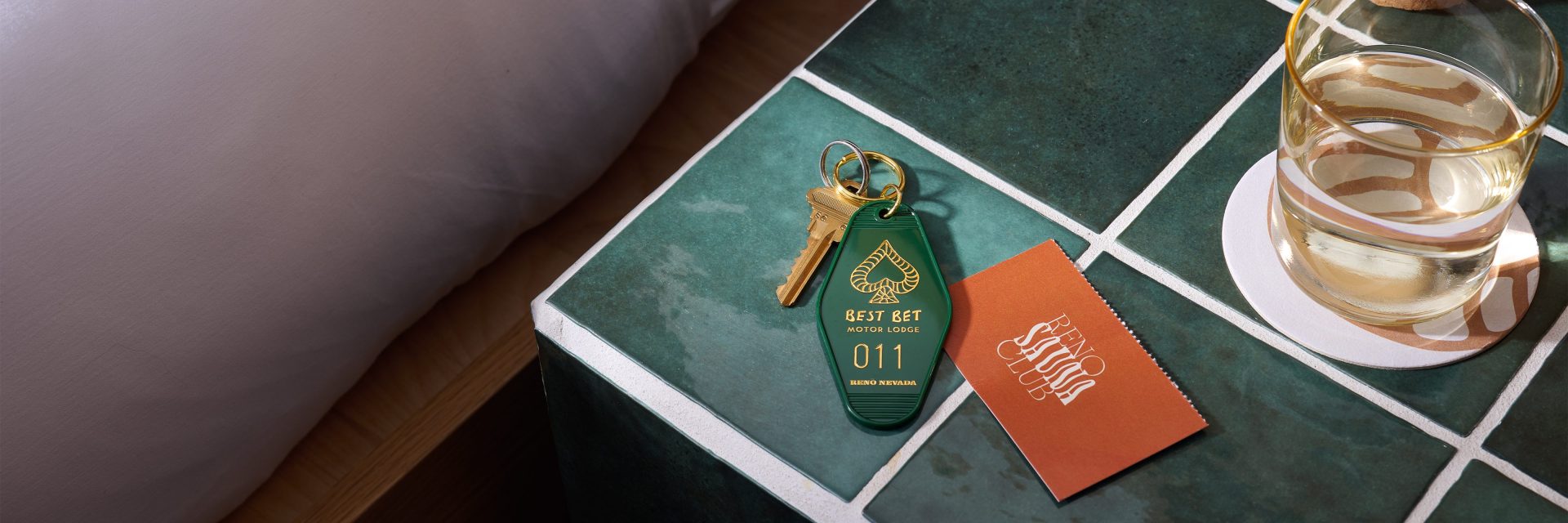 Reno Sauna Club distinctive branding complementing Best Bet's identity