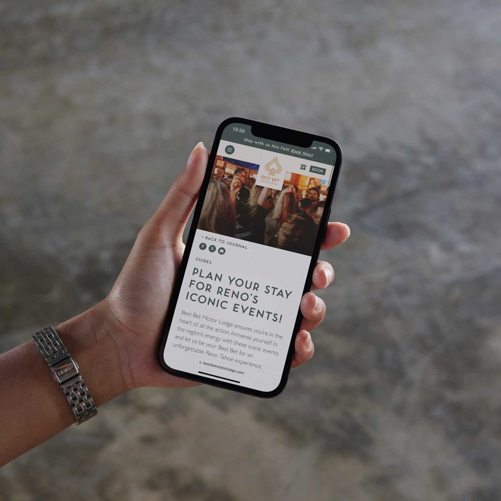 Best Bet Motor Lodge responsive custom WordPress website