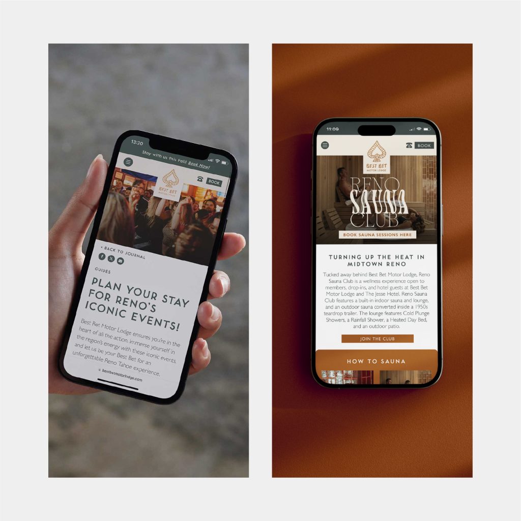 Boost Revenue online presence Best Bet Motor Lodge mobile site